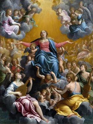  The Assumption of the Virgin Mary - A Vivid Tapestry of Baroque Emotion and Divine Ascention!